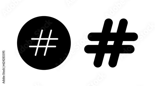 Hashtag icon vector. hashtag simbols