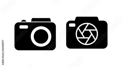 Camera Icon in trendy flat style isolated. Camera symbol web site design