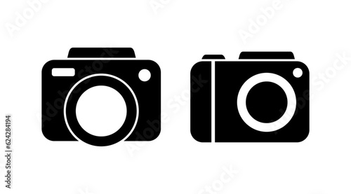 Camera Icon in trendy flat style isolated. Camera symbol web site design