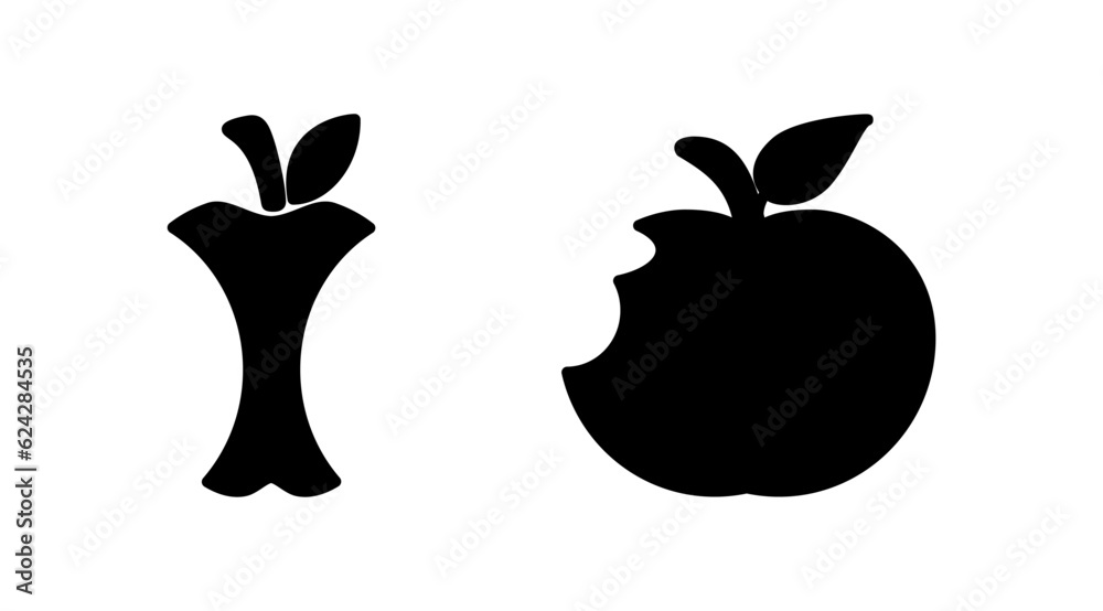 Apple icon vector. apple symbol Apple icon vector. apple symbol