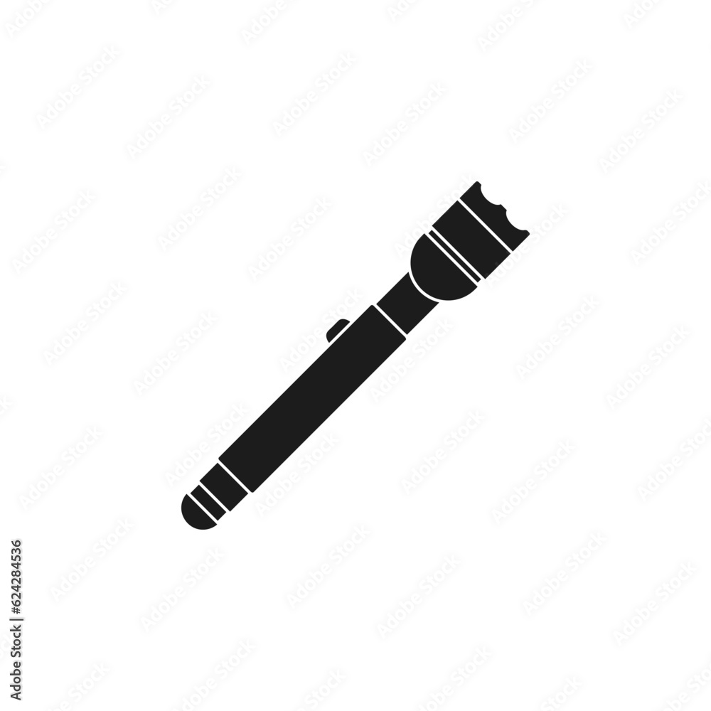 Flashlight icon vector. lantern illustration sign. lamp symbol. light logo.