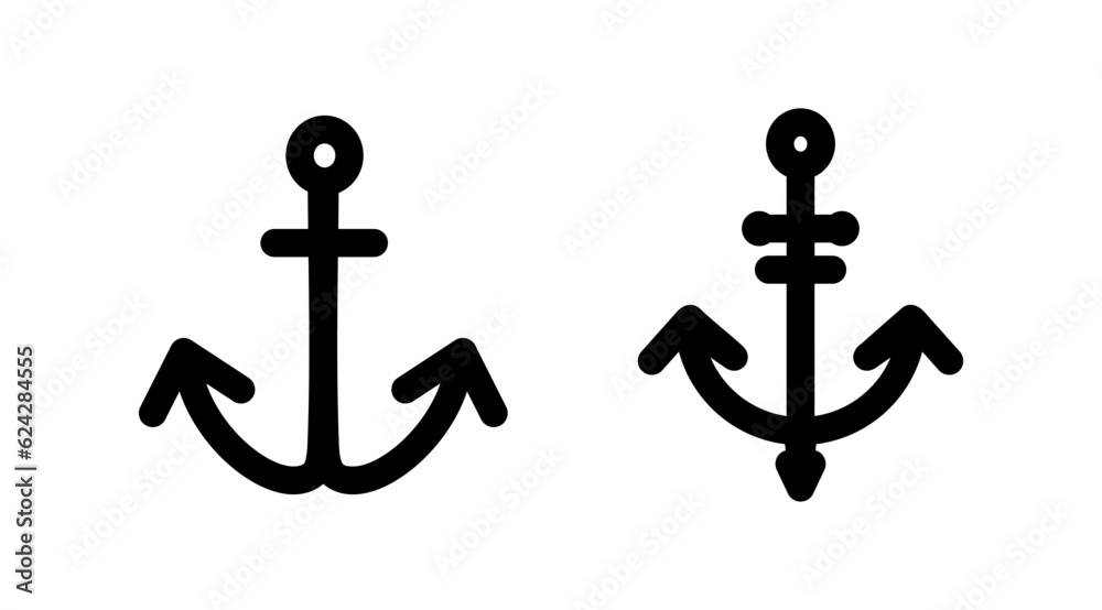Anchor icon vector. Anchor sign. marine symbol Anchor icon vector. Anchor sign. marine symbol
