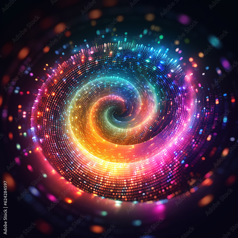 Space background with neon nebula Space background with neon nebula