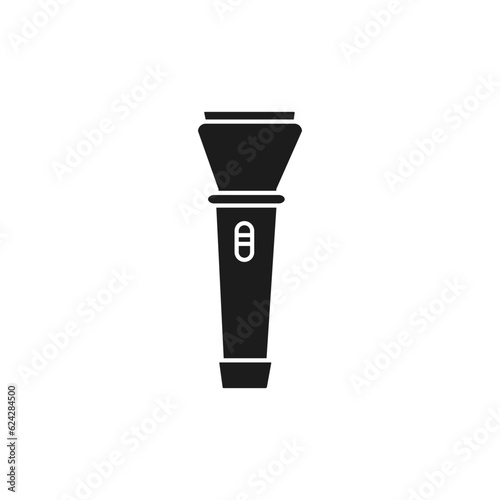 Flashlight icon vector. lantern illustration sign. lamp symbol. light logo.