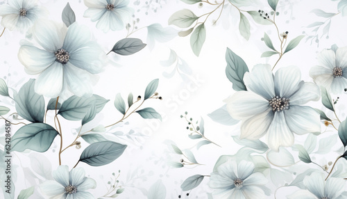 flowers pattern background