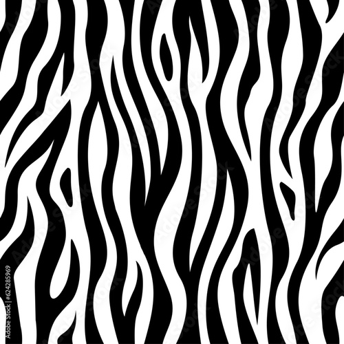 zebra skin seamless pattern background