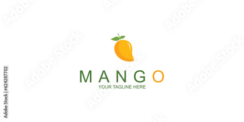 Creative mango logo design with unique concept| premium vector