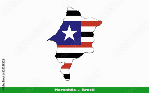 Maranhão Flag - States of Brazil (EPS)