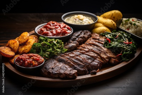 Churrasco Delight: A Mouthwatering Brazilian-Style Barbecue Created with Generative AI