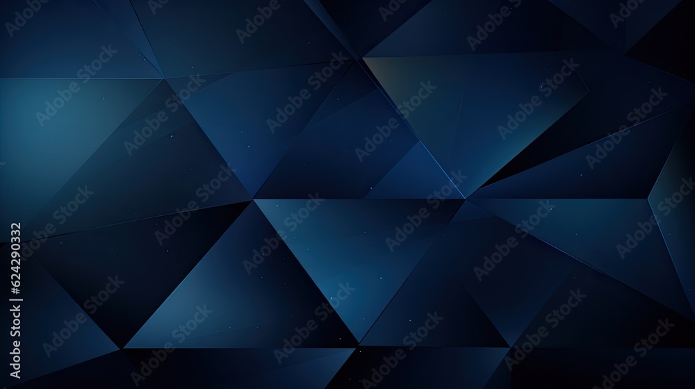 Fototapeta premium Sleek Abstraction: Dark Blue Modern Background with Gradient Diagonal Lines