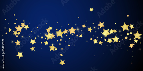 Magic stars vector overlay.  Gold stars scattered