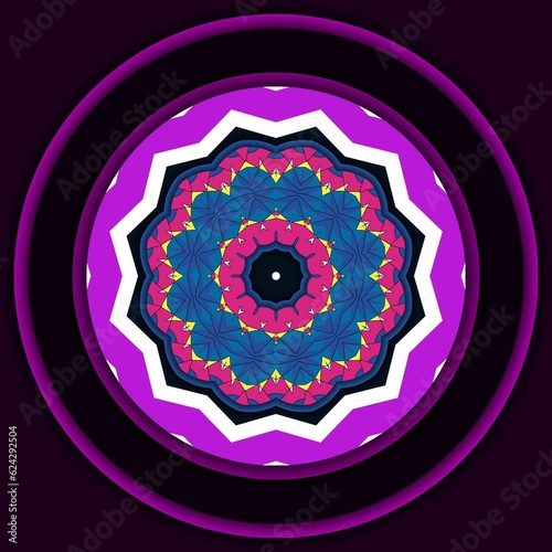 Abstract decorative mandala