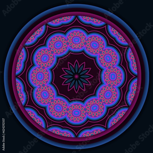 Abstract decorative mandala