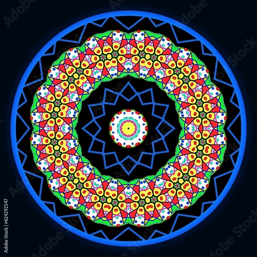 Abstract decorative mandala