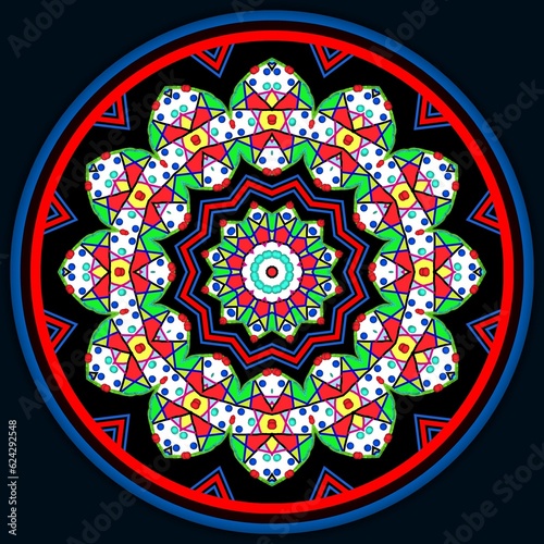 Abstract decorative mandala