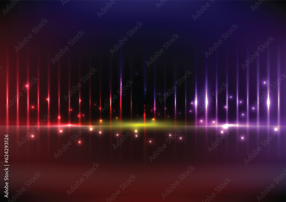 Fototapeta premium Abstract colorful light effect background.