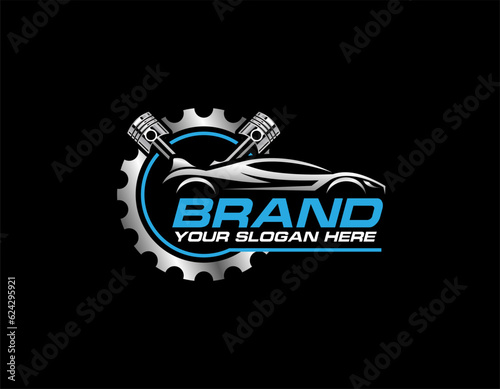 Car Logo Abstract Lines Vector. Vector illustration