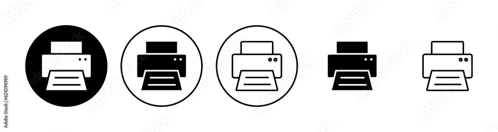 Print icon set. printer icon vector. Print icon set. printer icon vector.