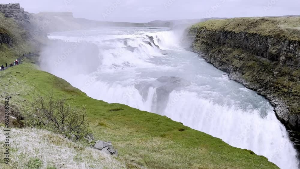 Iceland - Gullfoss Waterfall - Immersed in Nature: Witnessing the Power and Beauty of the Golden Circle Waterfalls Iceland - Gullfoss Waterfall - Immersed in Nature: Witnessing the Power and Beauty of the Golden Circle Waterfalls