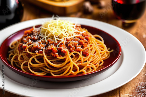 Spaghetti Bolognese, generated by artificial intelligence