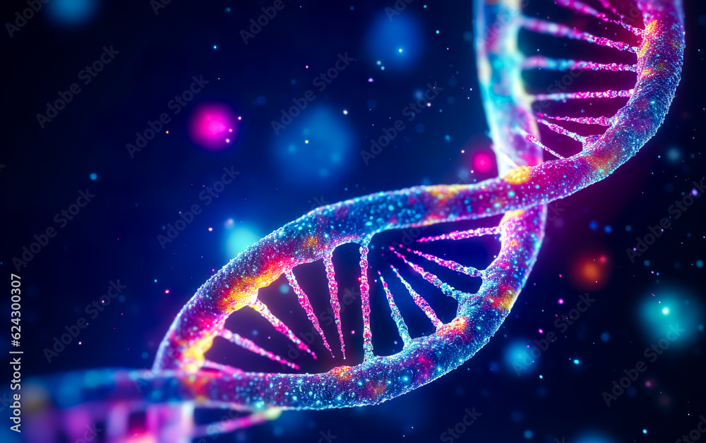 Anti aging genome editing concepts with dna molecule structure. Medical technology or biotechnology.futuristic research.generative ai images. Anti aging genome editing concepts with dna molecule structure. Medical technology or biotechnology.futuristic research.generative ai images.