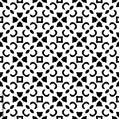 Simple repeating monochrome pattern. Abstract texture for fabric print, card, table cloth, furniture, banner, cover, invitation, decoration, wrapping.seamless repeating pattern. Black and white color.
