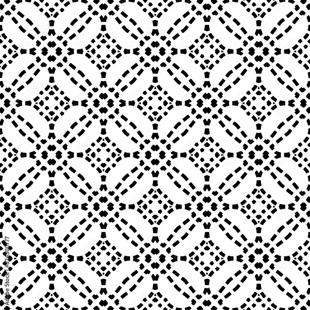 Simple repeating monochrome pattern. Abstract texture for fabric print, card, table cloth, furniture, banner, cover, invitation, decoration, wrapping.seamless repeating pattern. Black and white color. Simple repeating monochrome pattern. Abstract texture for fabric print, card, table cloth, furniture, banner, cover, invitation, decoration, wrapping.seamless repeating pattern. Black and white color.