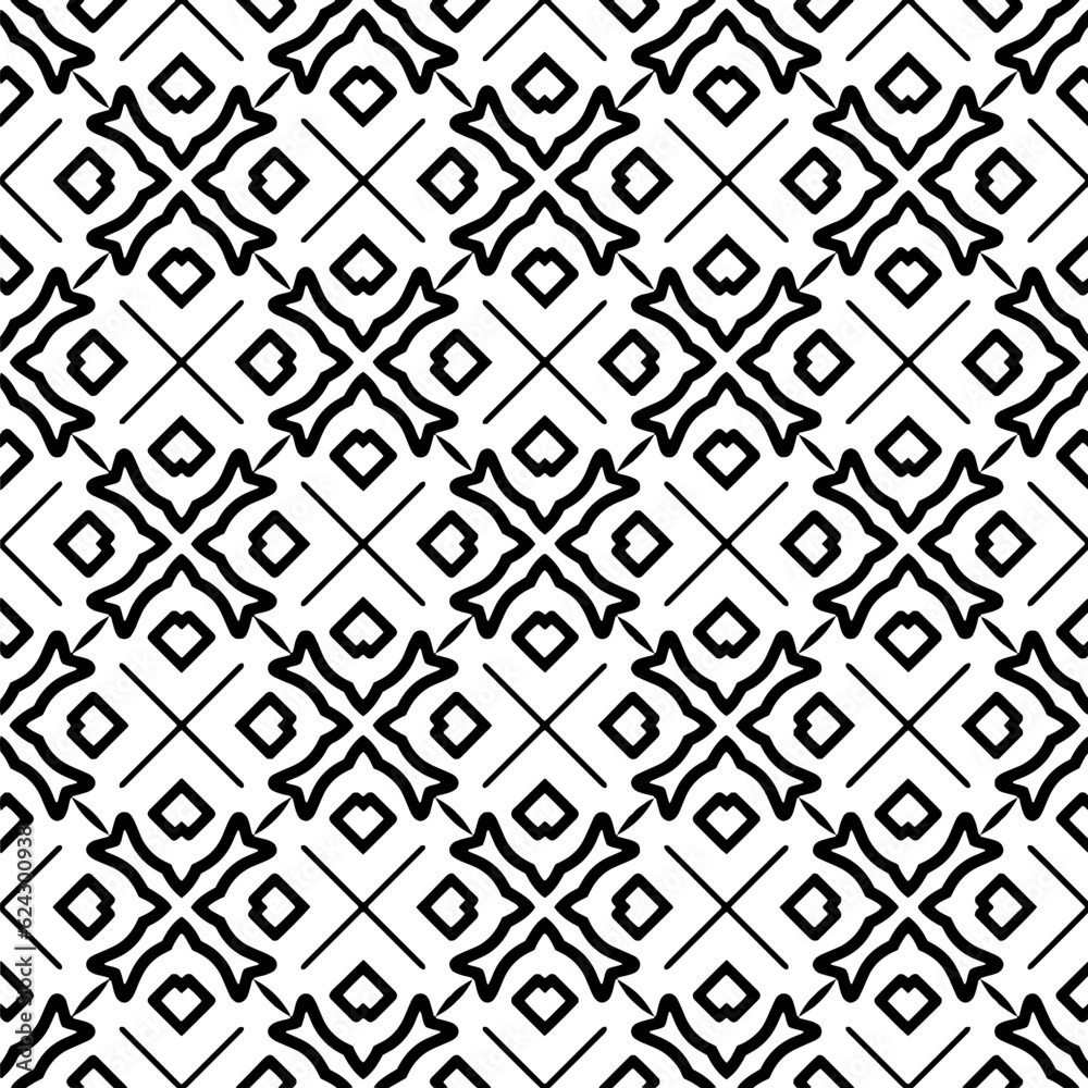 Simple repeating monochrome pattern. Abstract texture for fabric print, card, table cloth, furniture, banner, cover, invitation, decoration, wrapping.seamless repeating pattern. Black and white color. Simple repeating monochrome pattern. Abstract texture for fabric print, card, table cloth, furniture, banner, cover, invitation, decoration, wrapping.seamless repeating pattern. Black and white color.