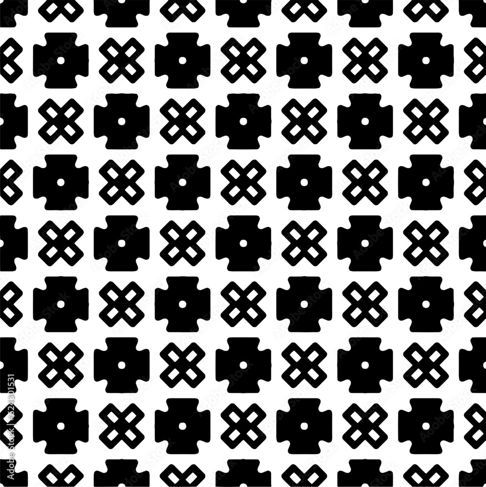 Simple repeating monochrome pattern. Abstract texture for fabric print, card, table cloth, furniture, banner, cover, invitation, decoration, wrapping.seamless repeating pattern. Black and white color. Simple repeating monochrome pattern. Abstract texture for fabric print, card, table cloth, furniture, banner, cover, invitation, decoration, wrapping.seamless repeating pattern. Black and white color.