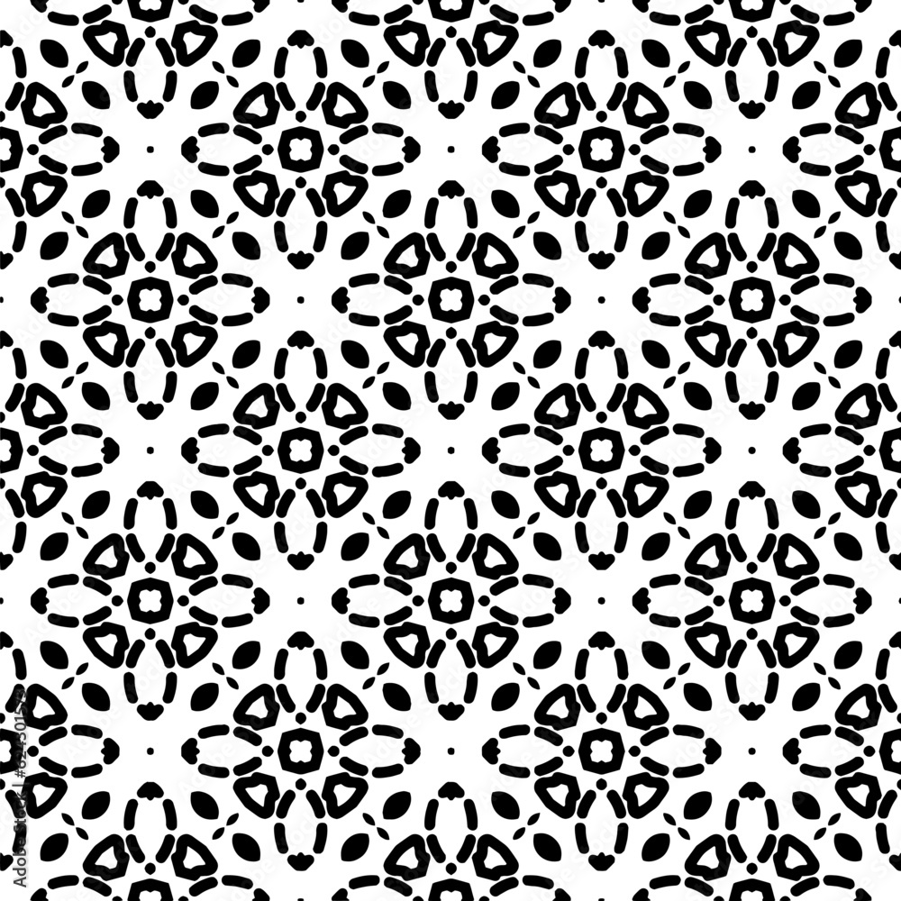 Simple repeating monochrome pattern. Abstract texture for fabric print, card, table cloth, furniture, banner, cover, invitation, decoration, wrapping.seamless repeating pattern. Black and white color. Simple repeating monochrome pattern. Abstract texture for fabric print, card, table cloth, furniture, banner, cover, invitation, decoration, wrapping.seamless repeating pattern. Black and white color.