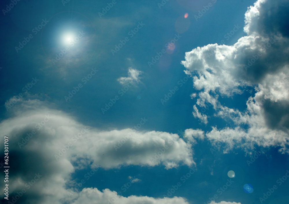 Cloudy sky background