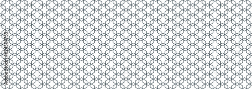 Obraz na płótnie hexagon seamless pattern. islamic background. abstract modern tile. vector illustration. design for the background display, flyers, brochures fabric, clothes, texture, textile pattern w salonie