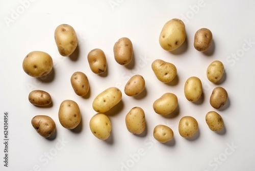 Fresh potatoes potato. Generate Ai