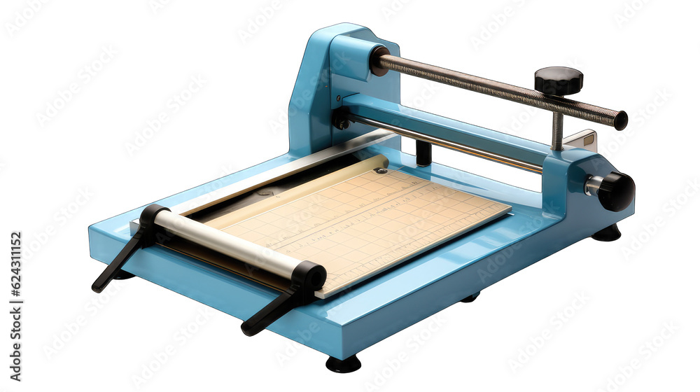Hand paper cutter no background Hand paper cutter no background