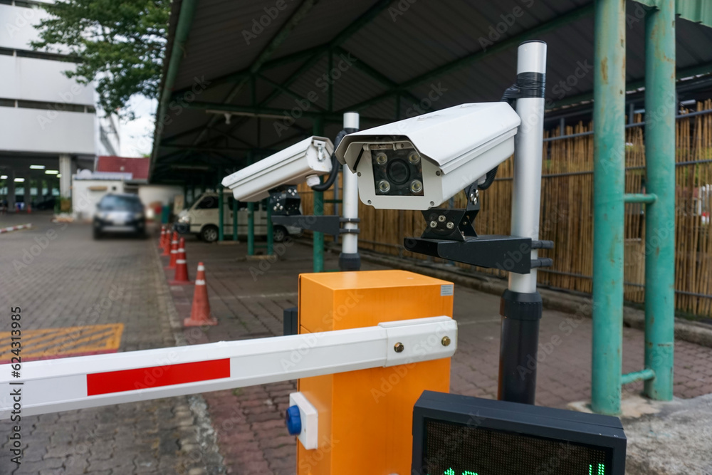 CCTV security surveillance, closed circuit camera, Security cameras frontal view