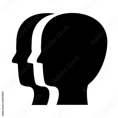 human head silhouette
