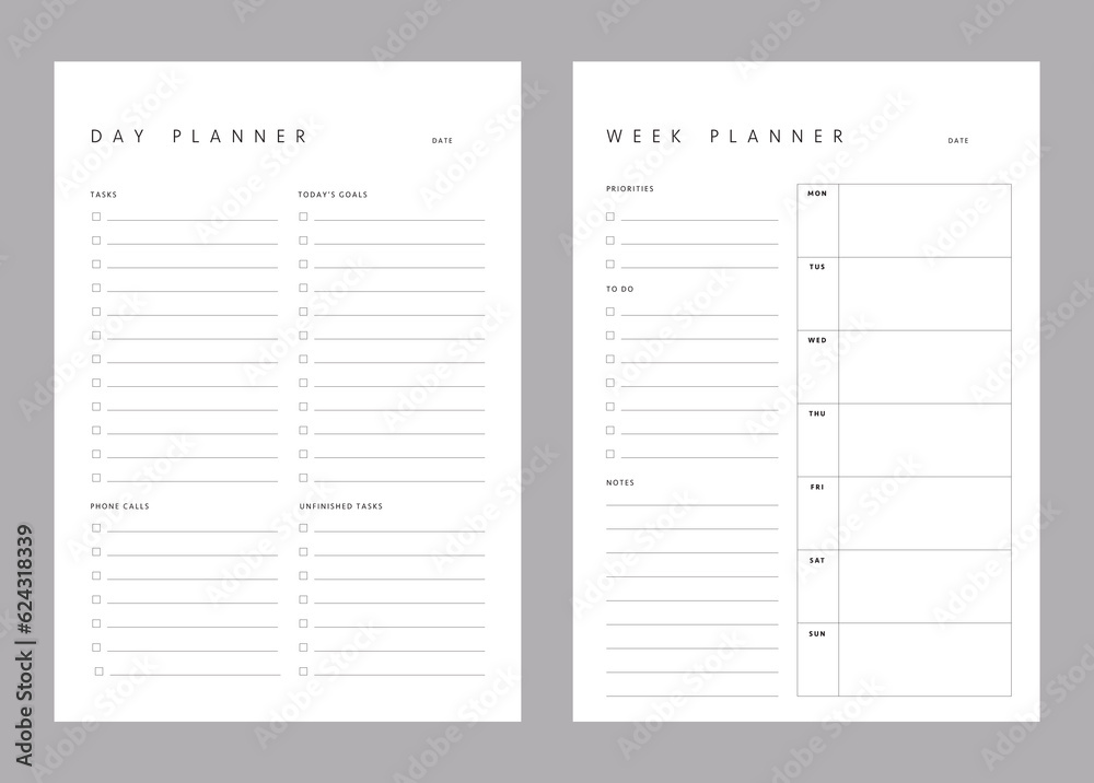 today and week planner. today and week planner.