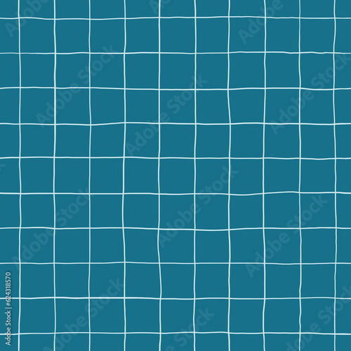 Checkered-patterns-color-1Hand drawn checkered seamless pattern. Blue. Perfect for backgrounds and wallpaper © LaraFields