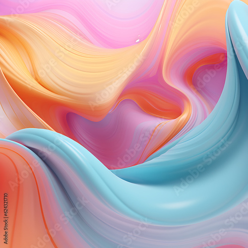 abstract pastel colorful wave background