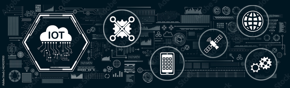 Fototapeta premium Concept of iot