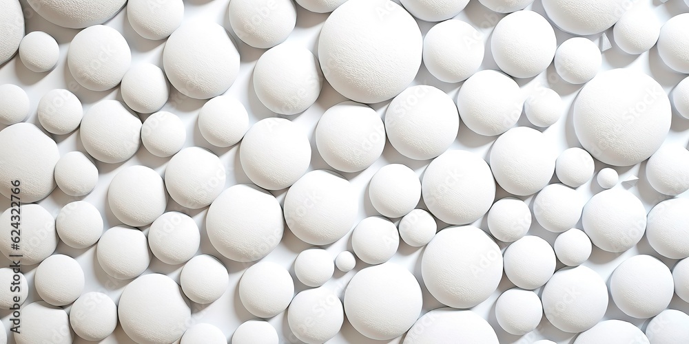 A background filled with light white color polka dots of various sizes. Background ideas, illustration ideas. Generative AI A background filled with light white color polka dots of various sizes. Background ideas, illustration ideas. Generative AI