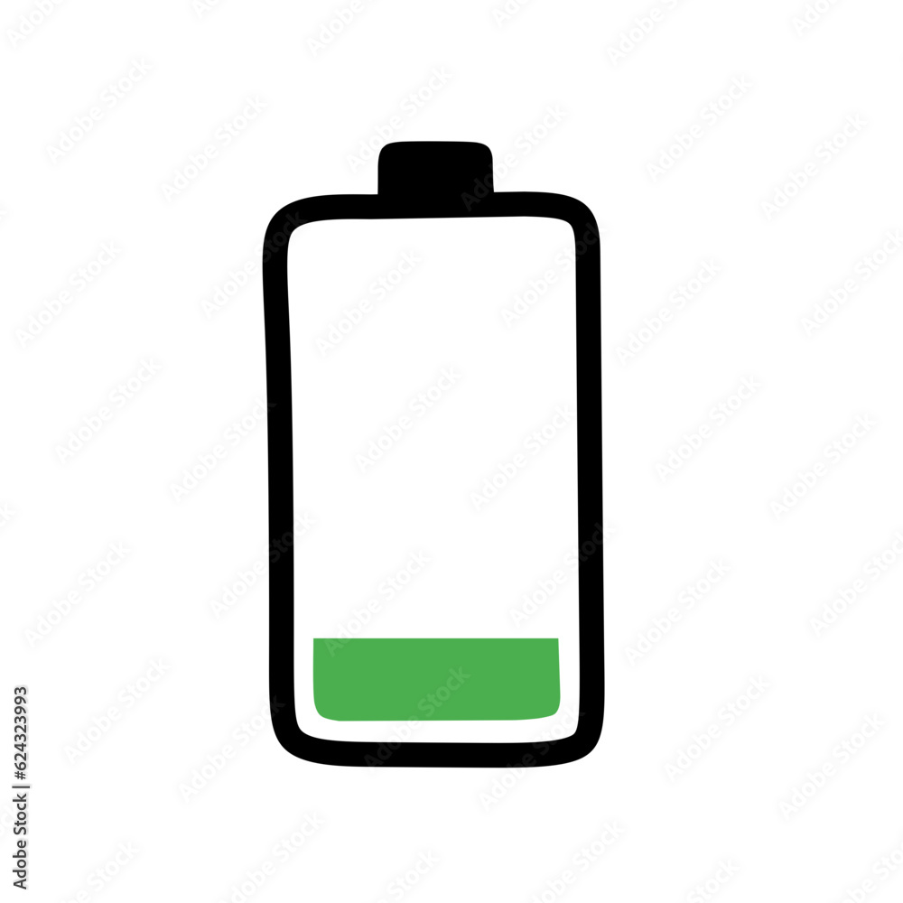Battery charge indicator icons Battery charge indicator icons