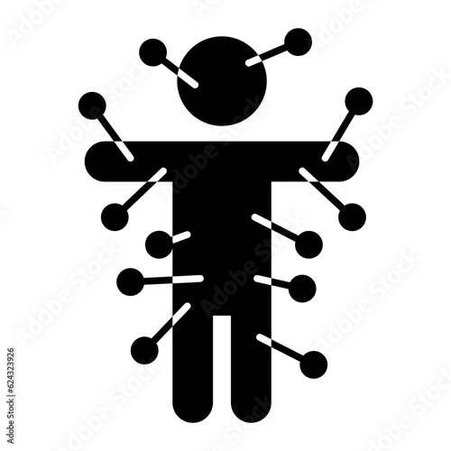 voodoo doll icon