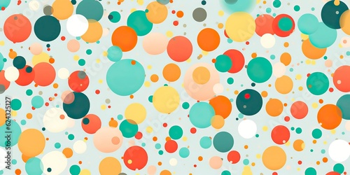 A background filled with light yellow color polka dot. Background ideas, illustration ideas. Generative AI