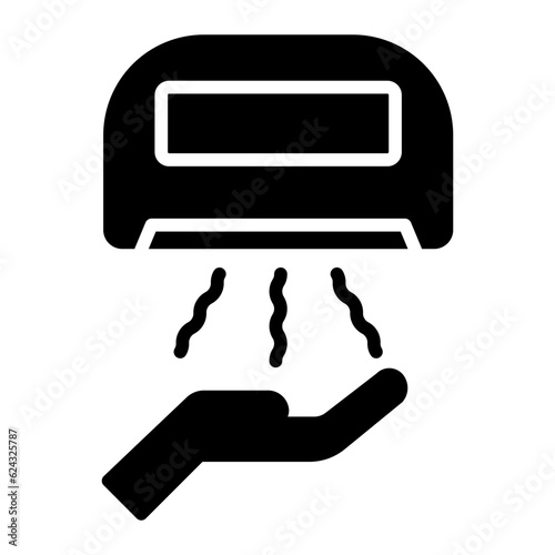 hand dryer icon