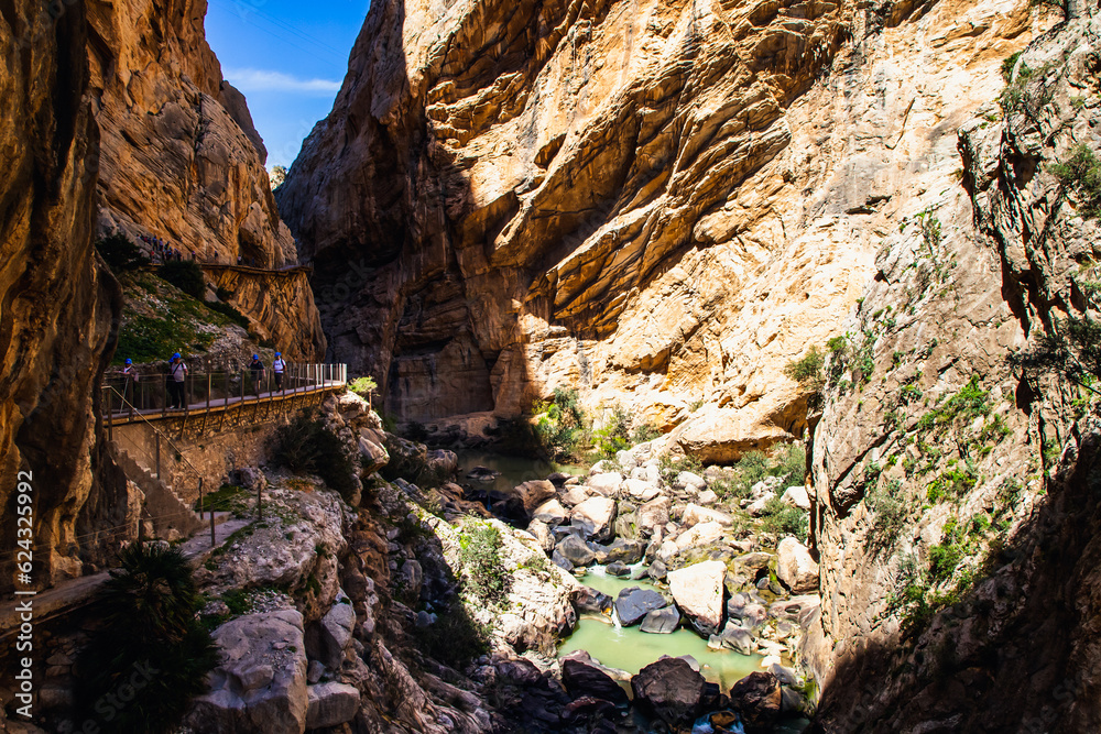Obraz premium caminito Del Rey Trail in Andalusia