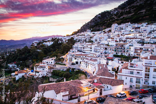 Fototapeta Naklejka Na Ścianę i Meble -  picturesque village of  Mijas. Costa del Sol, Andalusia, Spain