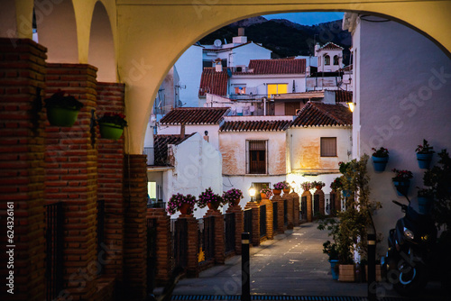 picturesque village of  Mijas. Costa del Sol, Andalusia, Spain