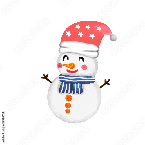 snowman isolated