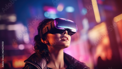 Adult Man & Woman using VR Technology